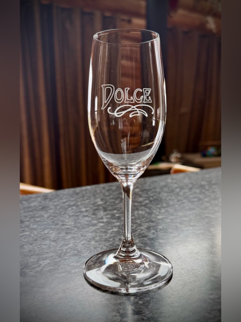 Dolce Crystal by Riedel Single Replacement Glass (Stem) ‘Dolce’ Etched